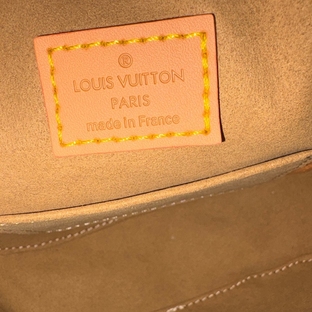 Fashion Lux Monogram Brown and Tan Crossbody Bag - Picture 5 of 9